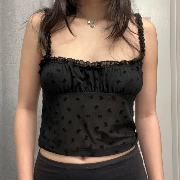 Motel Rocks Mesh Butterfly Top - Picture 5 of 8